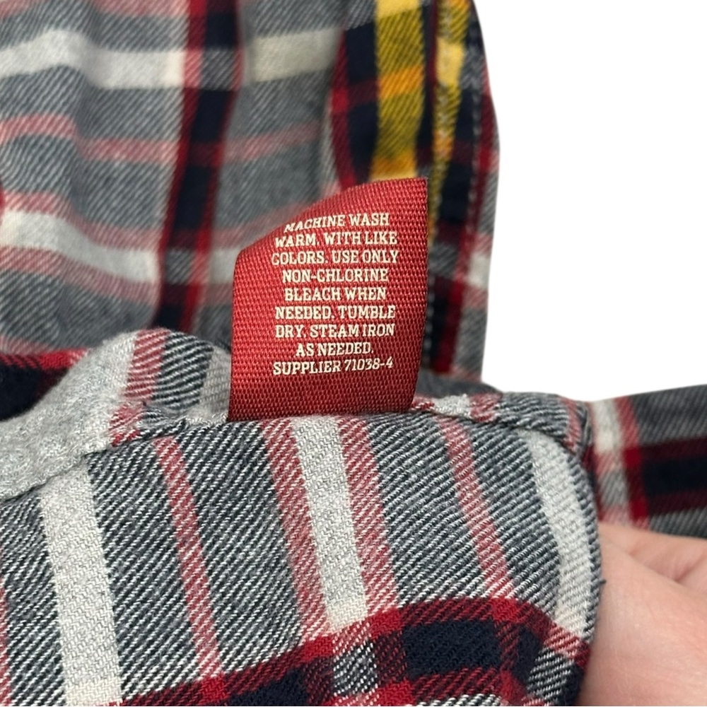 Arizona Jean Co Plaid Button Up - Mens Size Medium - Picture 5 of 9